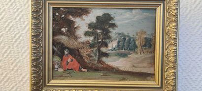 null 126. French school of the XVIIth

 century

Helmeted Hermit in his Hut

Gouache

(Missing).

15...