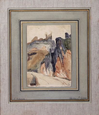 null 146bis. School of the XIXth century

 View of a fortress

Watercolor on paper.

...