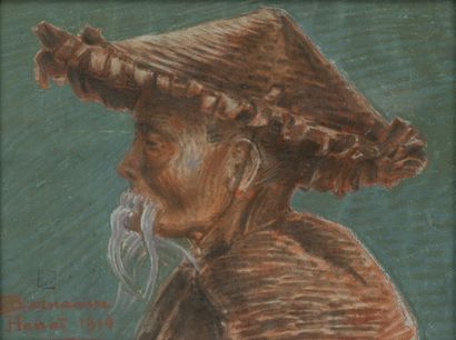 null MARCEL BERNANOSE (1884-1952)

Vietnamien de profil.

Pastel.

Signé en bas à...