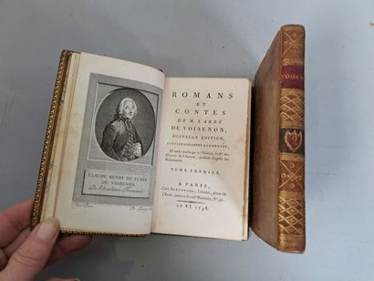 null DE VOISENON, Romans et contes, 2 vol. in-12, Bleuet, 1798.