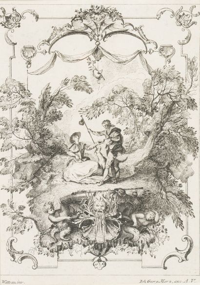 null D'après WATTEAU

Scènes galantes.

Deux gravures.

19.5 x 14.5 cm.