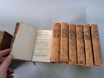null J.J. ROUSSEAU, Mélanges, 6 vol. Londres, 1782. Gravures de DELVAUX.