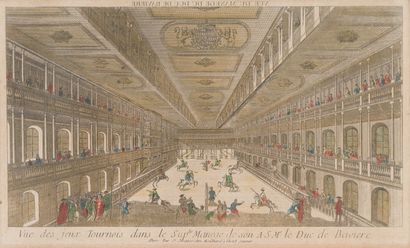 null 6. Suite of five optical views
The interior of the library Sainte Geneviève
(30...