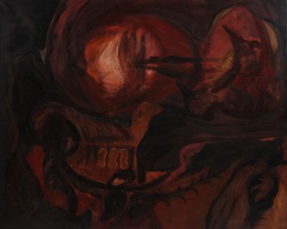 null 46. Manuele VONTHRON
Composition, 1986
Oil on canvas.
130 x 162 cm.