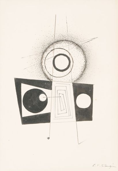 null 33. Leon TUTUNDJIAN (1905-1968)
Composition
India ink signed at the bottom right.
27...