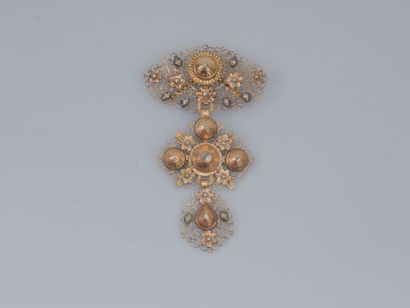 null 28. Suite of two crosses-pendants known as "butterflies" or
or cross of Flanders,...