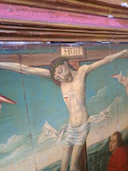 null 1. Workshop of Adriaen YSENBRANT (circa 1480-1551)
Christ on Golgotha surrounded...