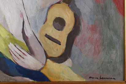15. Marie LAURENCIN (1883-1956) 15. Marie LAURENCIN (1883-1956)
Musique
Huile sur...