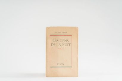 null 108. DÉON (Michel). 
Les Gens de la nuit. Roman. Paris, Plon, 1958, in-12, broché.	

Édition...