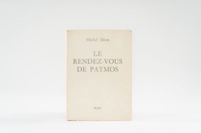 null 109. DÉON (Michel). 
Le Rendez-vous de Patmos. Paris, Plon, 1958, in-8, paperback....