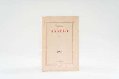null 132. GIONO (Jean). 
Angelo. Roman. Paris, Gallimard, 1958, in-8, broché, non...