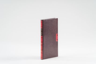 null 103. CHAR (René). 
Feuillets d'Hypnos. Paris, Gallimard, 1946, in-12, plum morocco,...