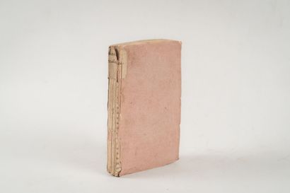 null [MEISTER]. On Natural Morality 
1789. 1 volume in-12, paperback. Spine miss...
