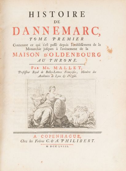 null MALLET. Paul-Henri. 
History of Dannemarc.
Copenhagen. Philibert. 1758-1777....