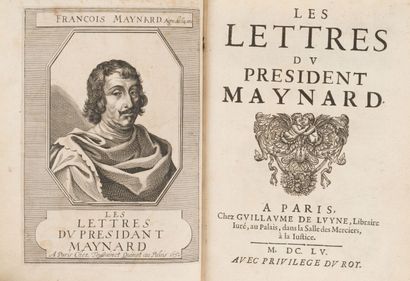 null MAYNARD. François. 
Les Lettres du Président Maynard.
Paris. Guillaume de Luyne....