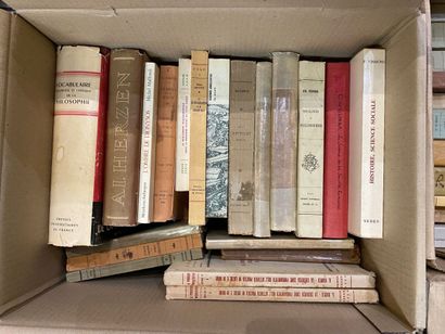 null PHILOSOPHY. 
Set of 2 cartons comprising approximately 38 volumes on tools,...