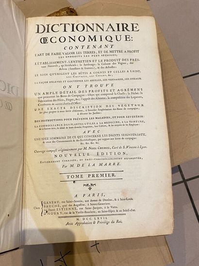 null ECONOMICS - DICTIONARY 
Set of 6 volumes including the Dictionnaire économique...