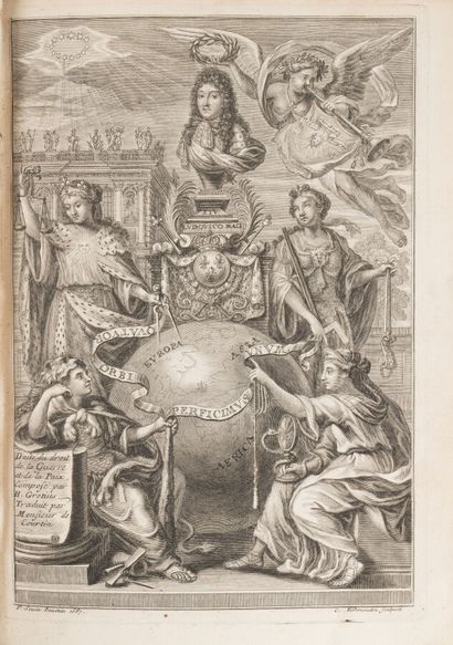 null GROTIUS. Hugo. 
The law of war and peace...
Paris. Arnould Seneuze. 1687. 2...