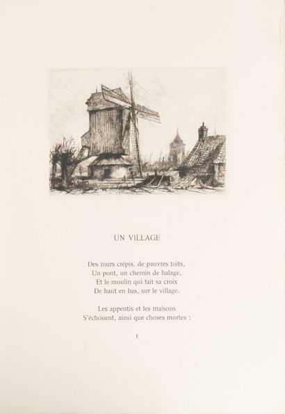 null VERHAEREN. Emile. 
Flanders.
[Paris]. Les Cent Bibliophiles. 1935.1 volume in-4...