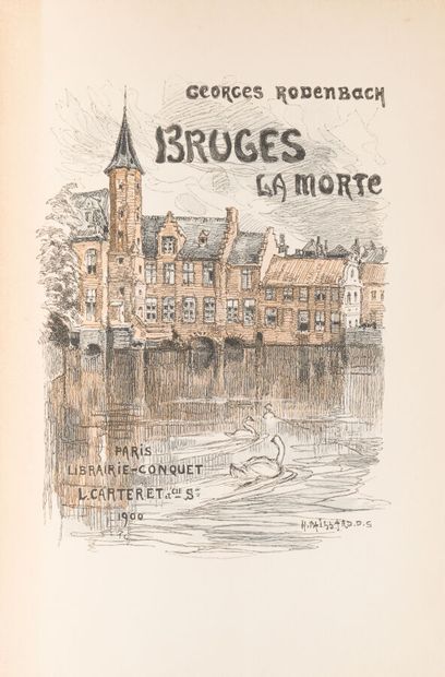null RODENBACH. Georges. 
Bruges-la-Morte.
Paris. L. Conquet, L. Carteret & Cie,...