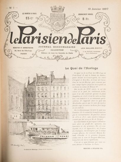 null (JOURNAL) - Le Parisien de Paris. Weekly illustrated newspaper. 
Paris. 1897....