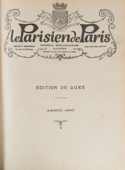 null (JOURNAL) - Le Parisien de Paris. Weekly illustrated newspaper. 
Paris. 1897....