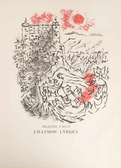 null MALRAUX. André. 
L'Espoir.
Paris. NRF. 1948. 2 volumes in-4 sheets, untrimmed,...
