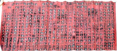 Philippe PASQUA (né en 1965) Portraits, fond rouge
Huile sur papier marouflé sur...
