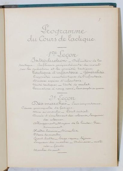 null [TACTIQUE] - Ecole Spéciale Militaire. Cours de tactique. 2e année, 1894-1895....