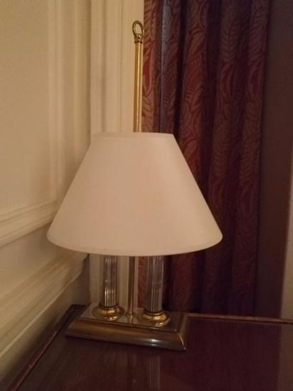 null Lampe bouillotte à deux lumières.

H : 55 cm.

