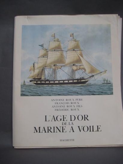 null " L'Age d'or de la Marine à voile" de Jean Meissonnier comprenant 28 chromolithographies...