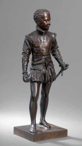 BOSIO, François Joseph (1768-1845) «Henri IV enfant»
Épreuve en bronze à patine brune...