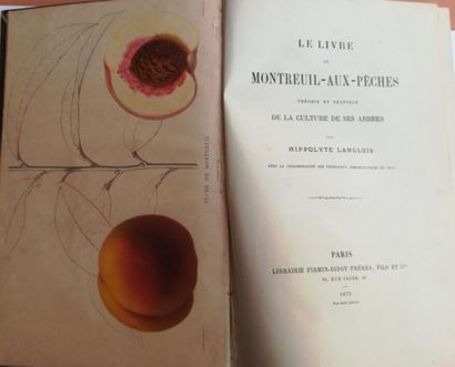 null LANGLOIS. Le Livre de Montreuil-aux-Pêches. Théorie et pratique de la culture...