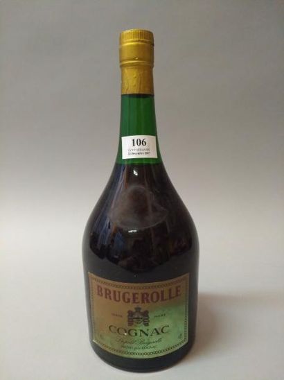 null Une bouteille Cognac «BRUGEROLLE»

Léopold Brugerolle, 1,4 l. Etiquette tac...