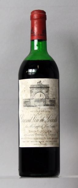 null Une bouteille CHÂTEAU LEOVILLE LAS CASES 2é GCC – St. Julien 1978

Etiquette...