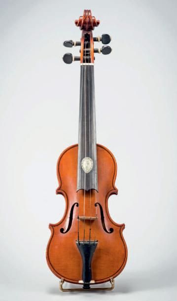 null POCHETTE violon faite par Pierre Gaggini à Nice vers 1970, modèle Stradivari,...