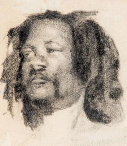 D'après Théodore GERICAULT (1791-1824) 
Portrait d'homme
Crayon.
12 x 10,5 cm Gazette Drouot