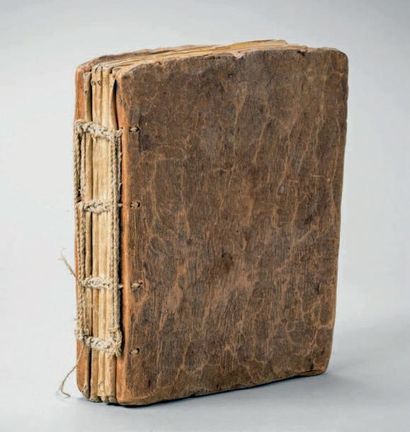 null LIVRE LITURGIQUE sur parchemin écrit en gueze.
Éthiopie, XIXe-XXe siècle.