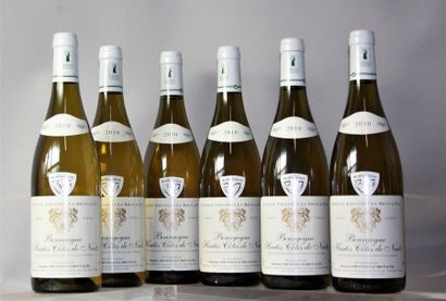 null 6 bouteilles BOURGOGNE BLANC HAUTES CÔTES DE NUITS "Clos du Vignon" - Domaine...