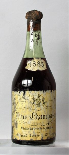 null 1 bouteille COGNAC FINE CHAMPAGNE "vieille réserve" - A??HAUD frères 1885