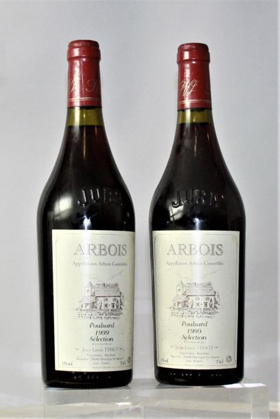 null 2 bouteilles ARBOIS "Poulsard" - J.L.TISSOT 1999 