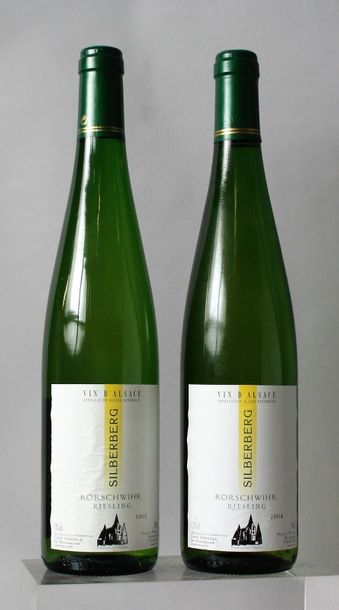 null 12 bouteilles RIESLING "RORSCHWIHR SILBERBERG" - CAVES DE HUNAWIHR 6 bouteilles...