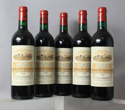 null 5 bouteilles CHÂTEAU GRAND PEY LESCURE GC - St. Emilion 1996