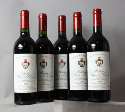 null LOT DE 17 BOUTEILLES CHÂTEAU PLEGAT LA GRAVIERE - Graves
 12 bouteilles de 1998...