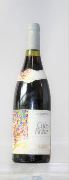 null 1 bouteille CÔTE RÔTIE LA TURQUE - GUIGAL 1997
 Etiquette tachée. 