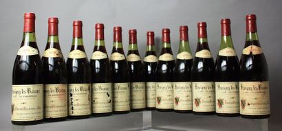 null 12 bouteilles SAVIGNY LES BEAUNE 1er cru " Les Narbentons" - E. DELAUNAY 1979
...