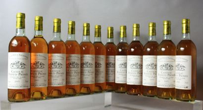 null 12 bouteilles CHÂTEAU RABAUD PROMIS 1er GCC - SAUTERNES 1985
 Caisse bois d'origine....
