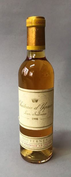 null 1 Demi - bouteille CHÂTEAU D'YQUEM 1er GC supérieur - Sauternes 1998 