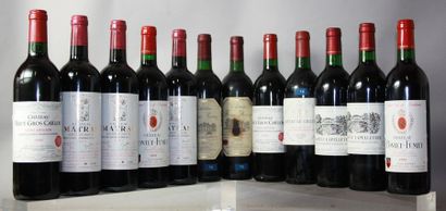 null LOT DE 12 BOUTEILLES VINS DIVERS St. EMILION :
2 bouteilles CHÂTEAU PONTET FUMET...