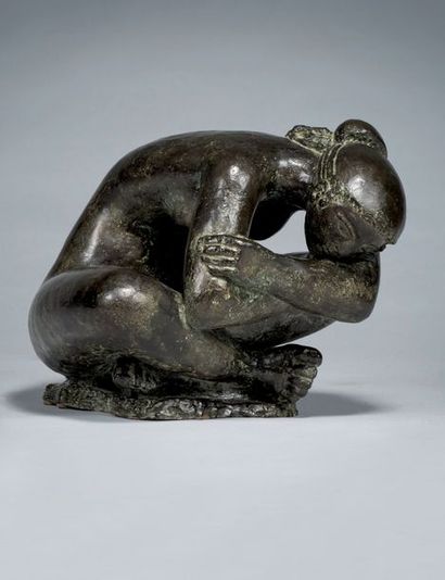 Antoniucci VOLTIGERO dit VOLTI (1915-1989) 
La Mélancolie
Sculpture en bronze à patine...